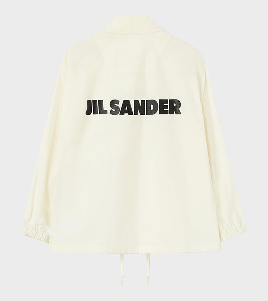 Dry Touch Cotton Poplin Logo Jacket Piuma