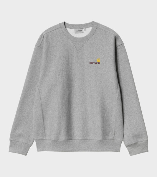 American Script Sweat Grey Heather