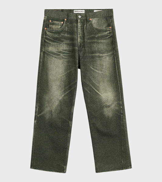 Third Cut Jeans Digital Black Aurora Print