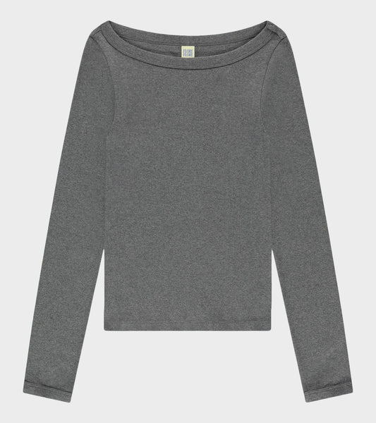 Steffi Longsleeve Melee Grey