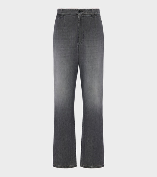 Straight-leg Jeans Black