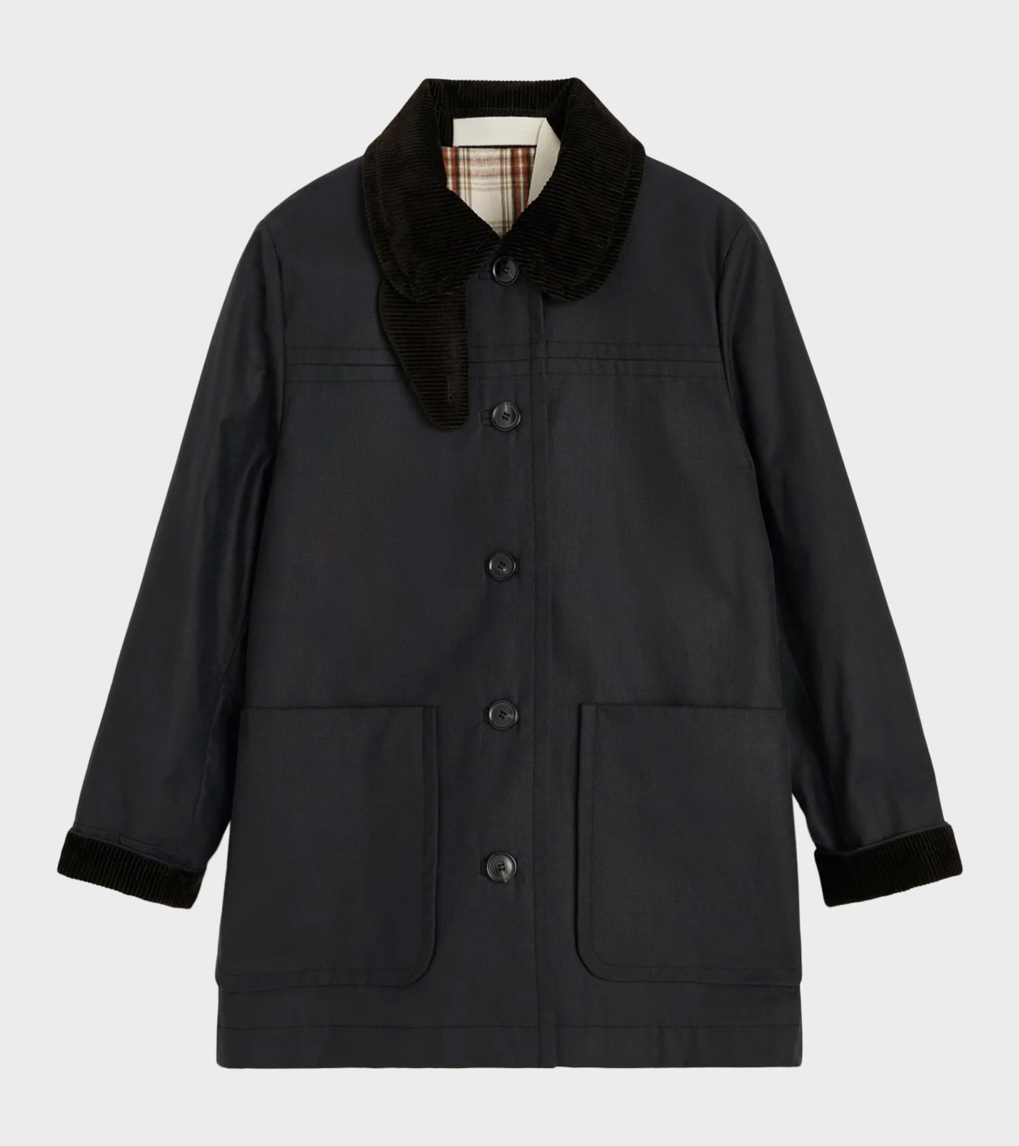 Jamie Jacket Ripstop Oilskin Antracite