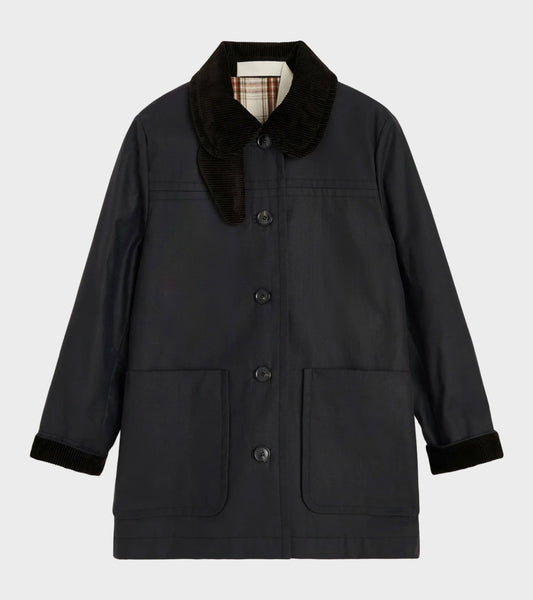 Jamie Jacket Ripstop Oilskin Antracite