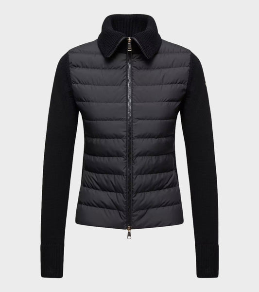 Wool Zip-up Jacket Black