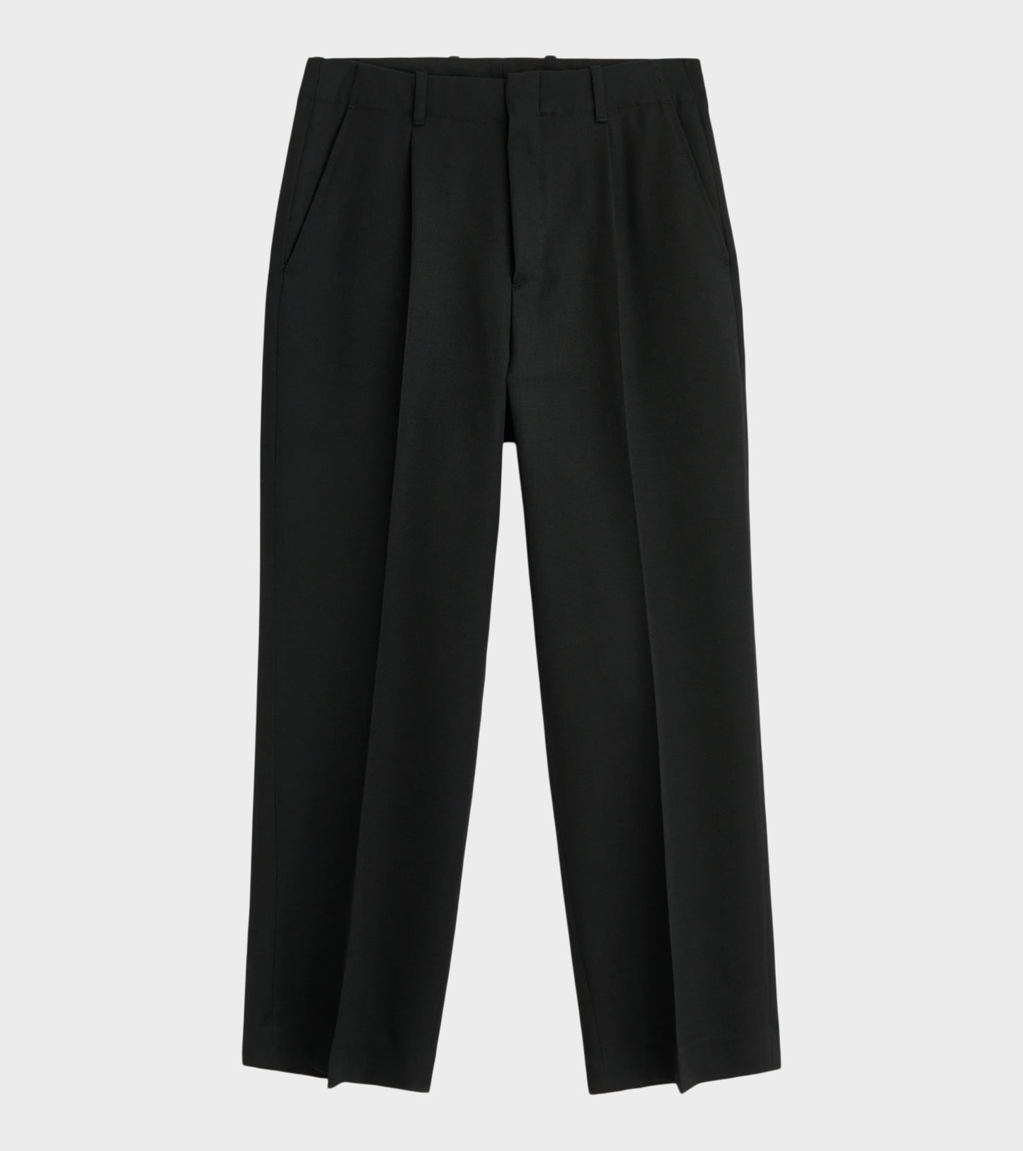 Borrowed Chino Coarse Black Gabardine