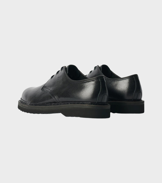 Trampler Shoe Black Supple Cow Hide