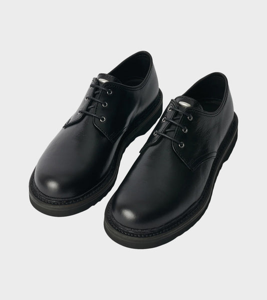 Trampler Shoe Black Supple Cow Hide