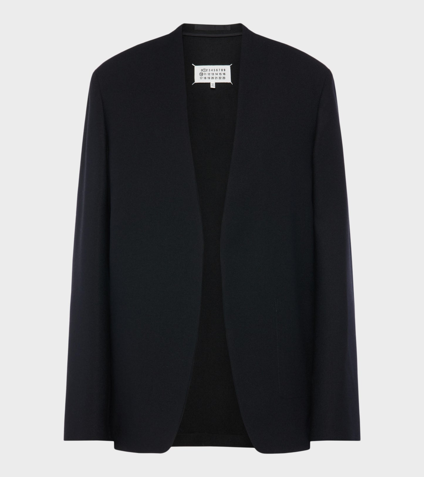 Minimal Wool Jacket Black