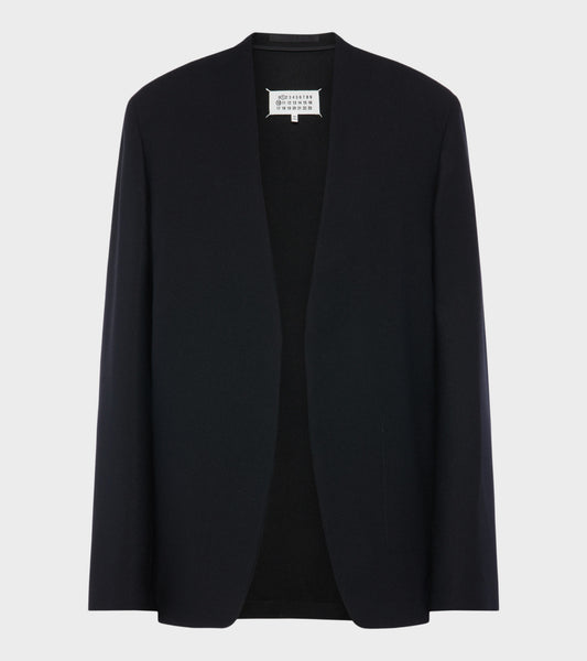 Minimal Wool Jacket Black