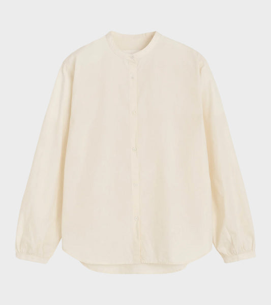 Bibs Shirt Cotton Pure Ecru