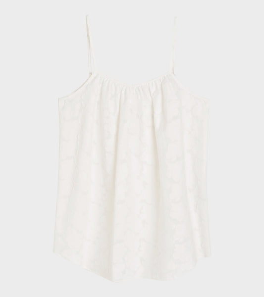 Strap Top Laceflower White