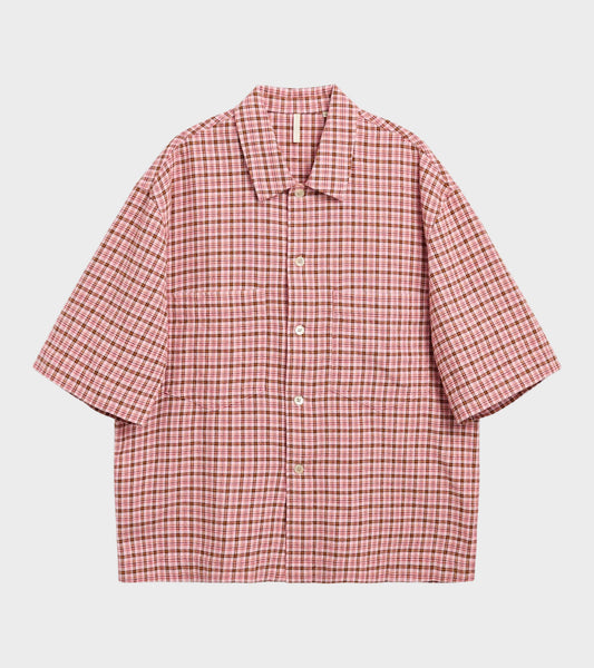 Adam Over Shirt Pink Check