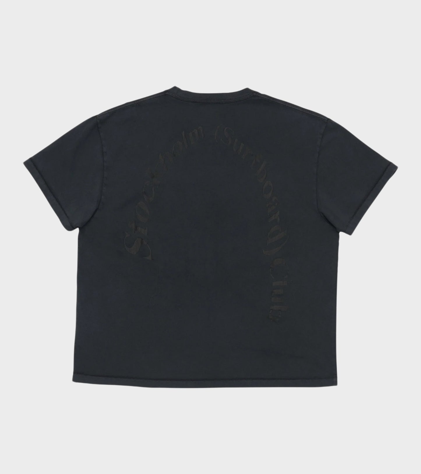 Back Logo Box Tee Black
