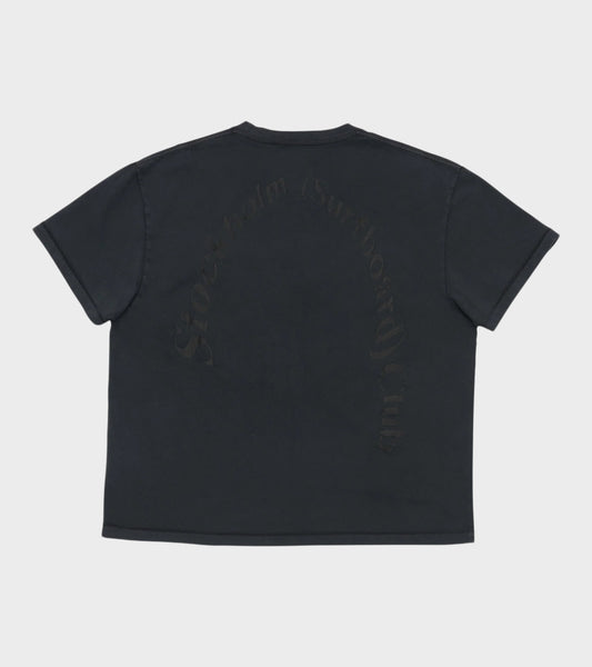Back Logo Box Tee Black
