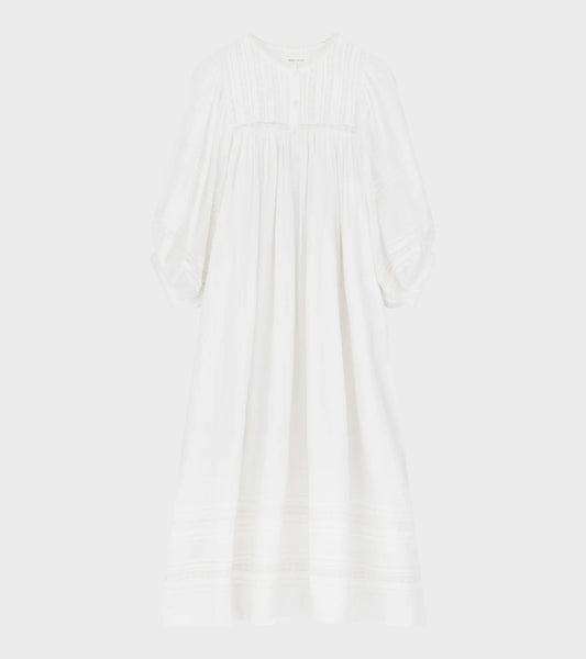 Florentine Dress Optic White