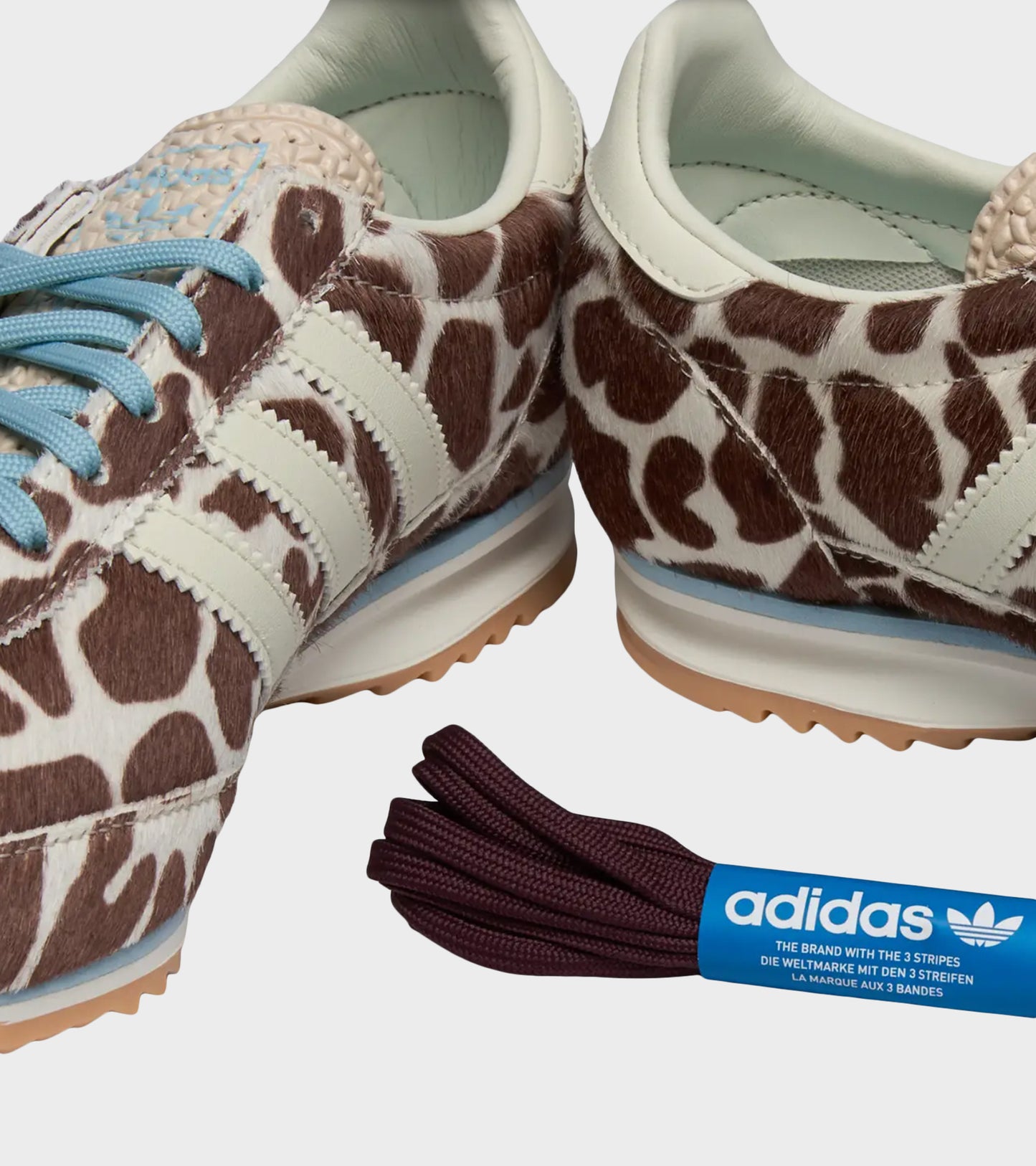 SL 72 OG W "Giraffe" Crystal Linen/Ivory/Icey Blue