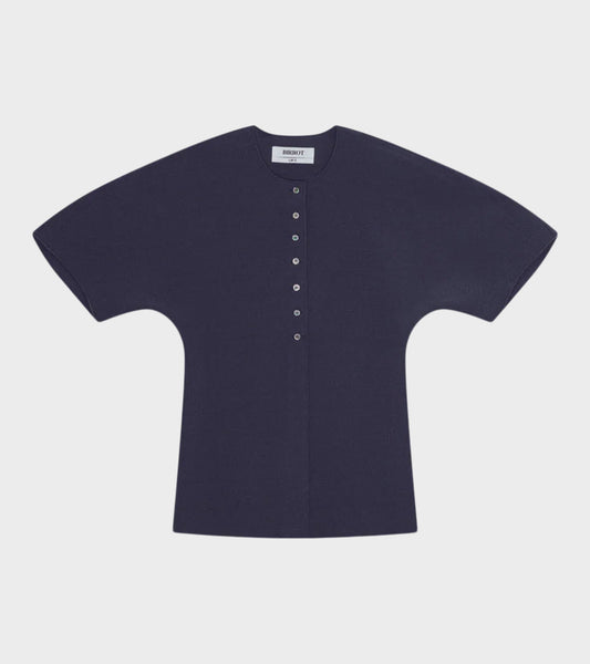 Lay3 Half-sleeve Blouse Mood Indigo
