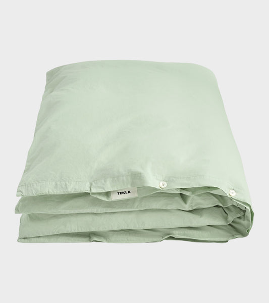 Percale Duvet 140x200 Powder Green