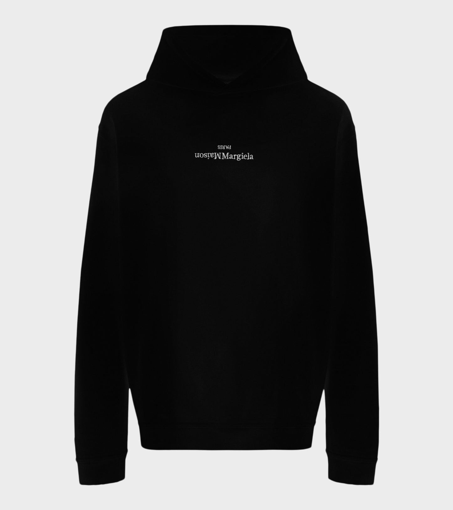 Relaxed Logo Hoodie Black