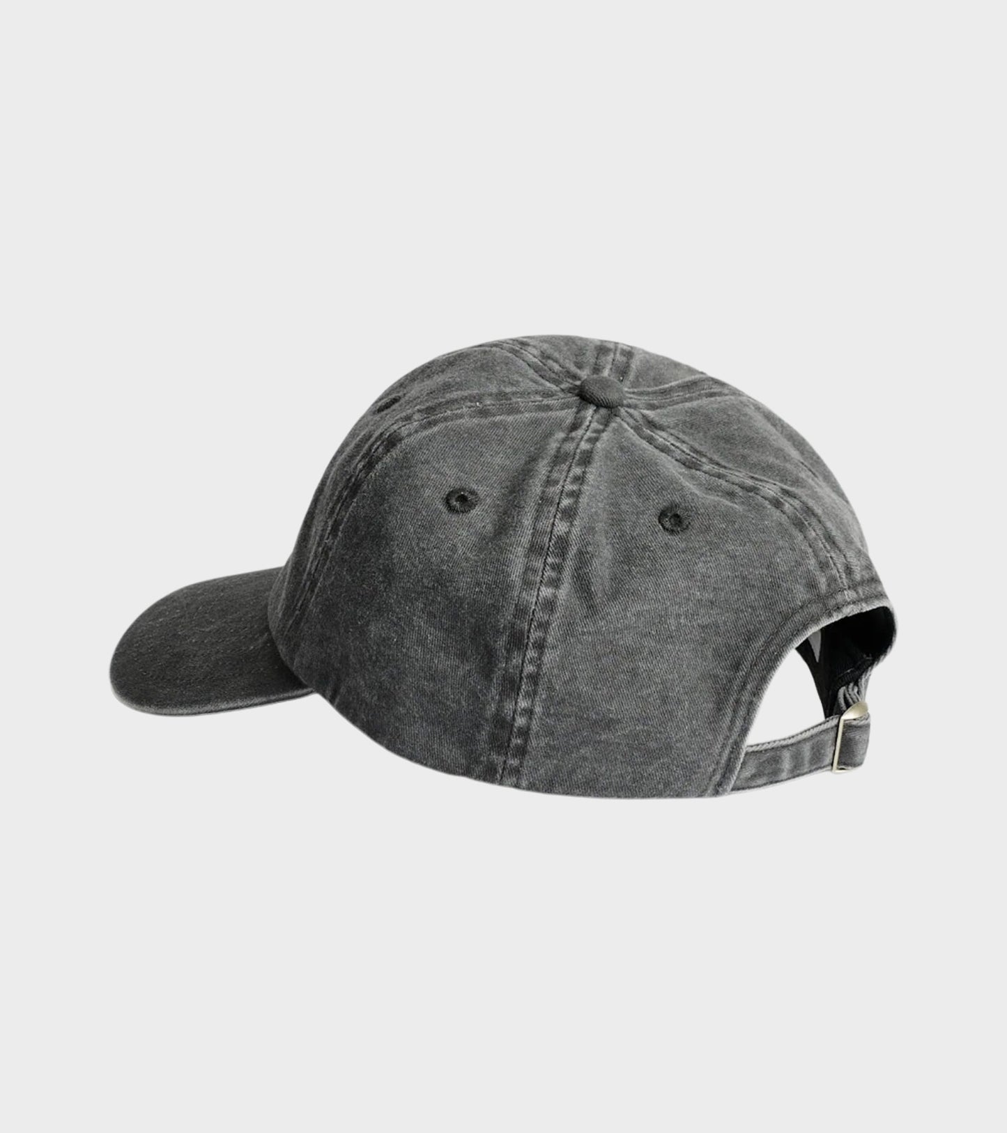 Distressed Dad Cap Faded Black