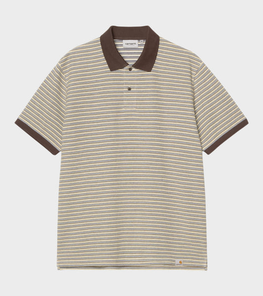 S/S Dion Stripe Polo Wax