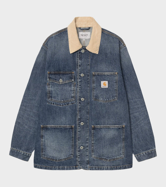 Warren Chore Coat Dark Used Blue/Dusty H Brown