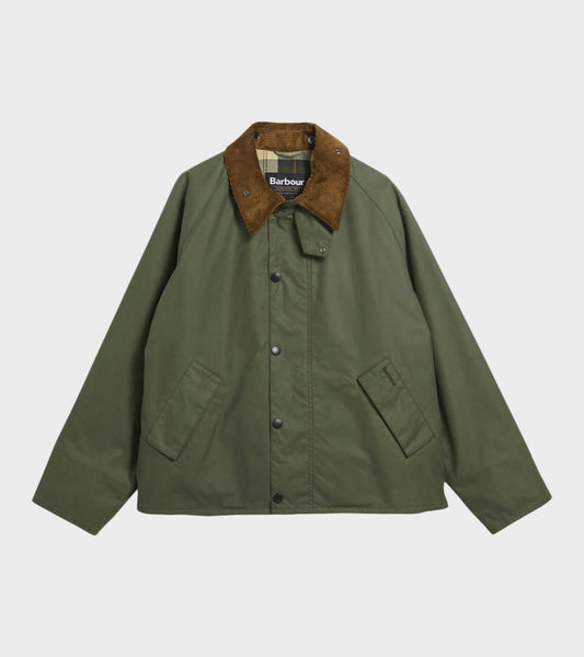 Transport Waxed Jacket Light Moss