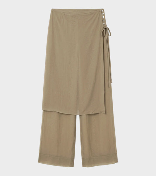 Low Silk Archive Pants Khaki