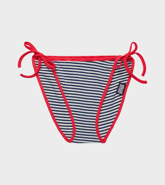 Bikini Bottom Marine/Ecru/Red