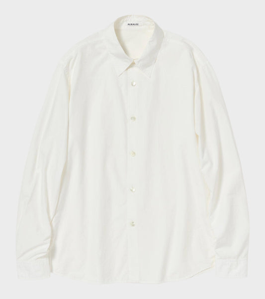 Garment Dyed Finx Shuttle Weather Shirt White