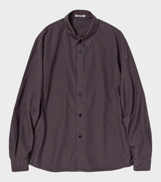Garment Dyed Finx Shuttle Weather Shirt Dark Brown
