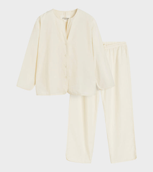 Pyjamas Poplin Pure Ecru