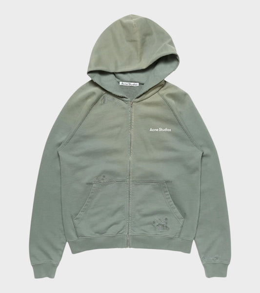 Mended Fleece Hoodie Slate Grey
