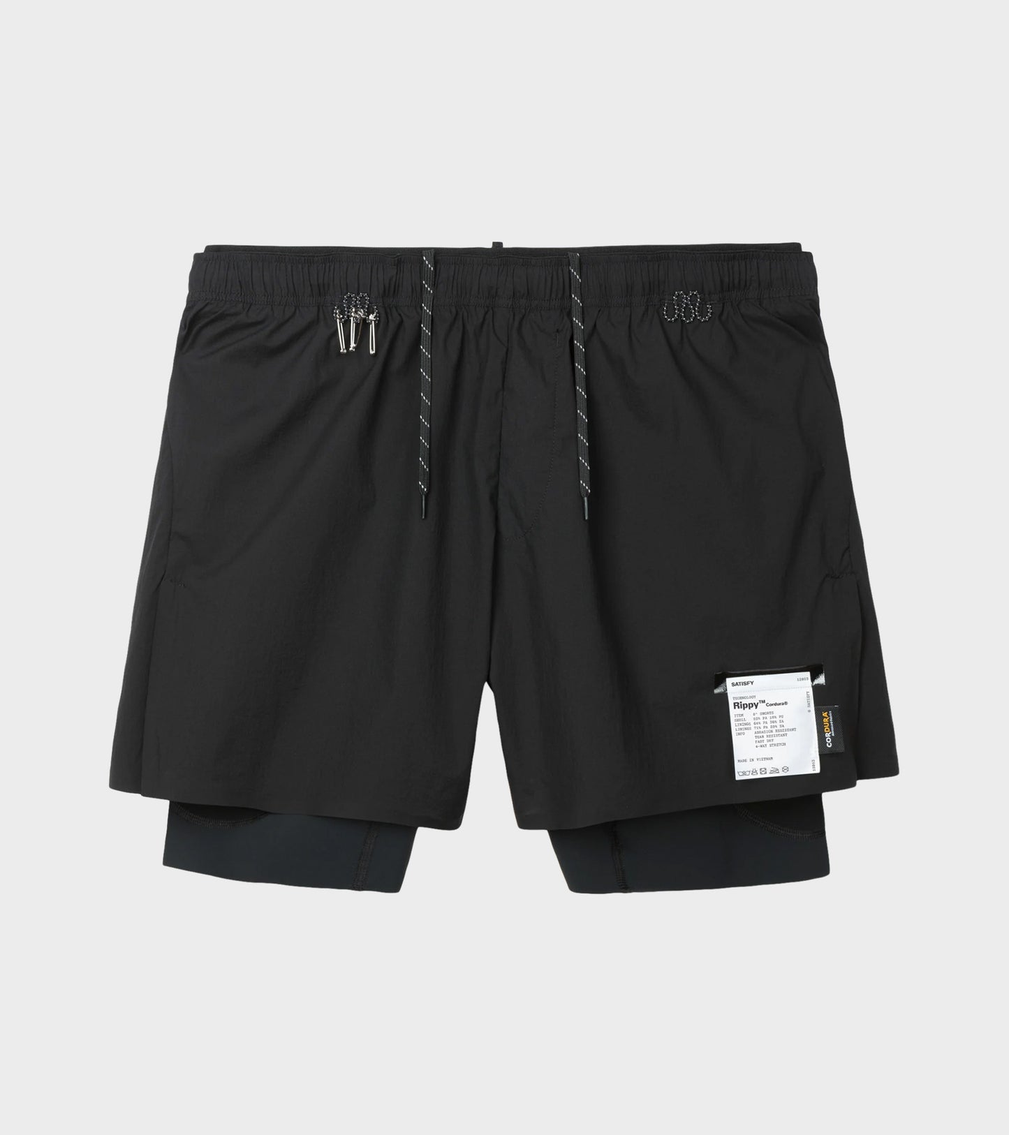 Rippy Cordura 8 Trail Shorts Black