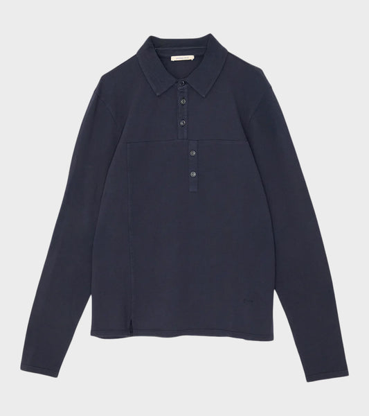 Gruar Longsleeve Polo Navy