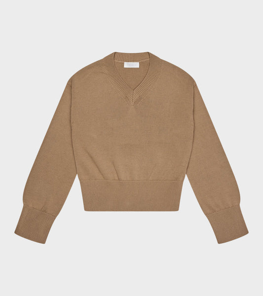 Nanna Cotton Knit Toffee