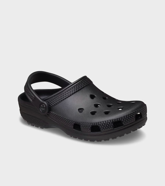 Classic Hearts Cut Out Clog Black