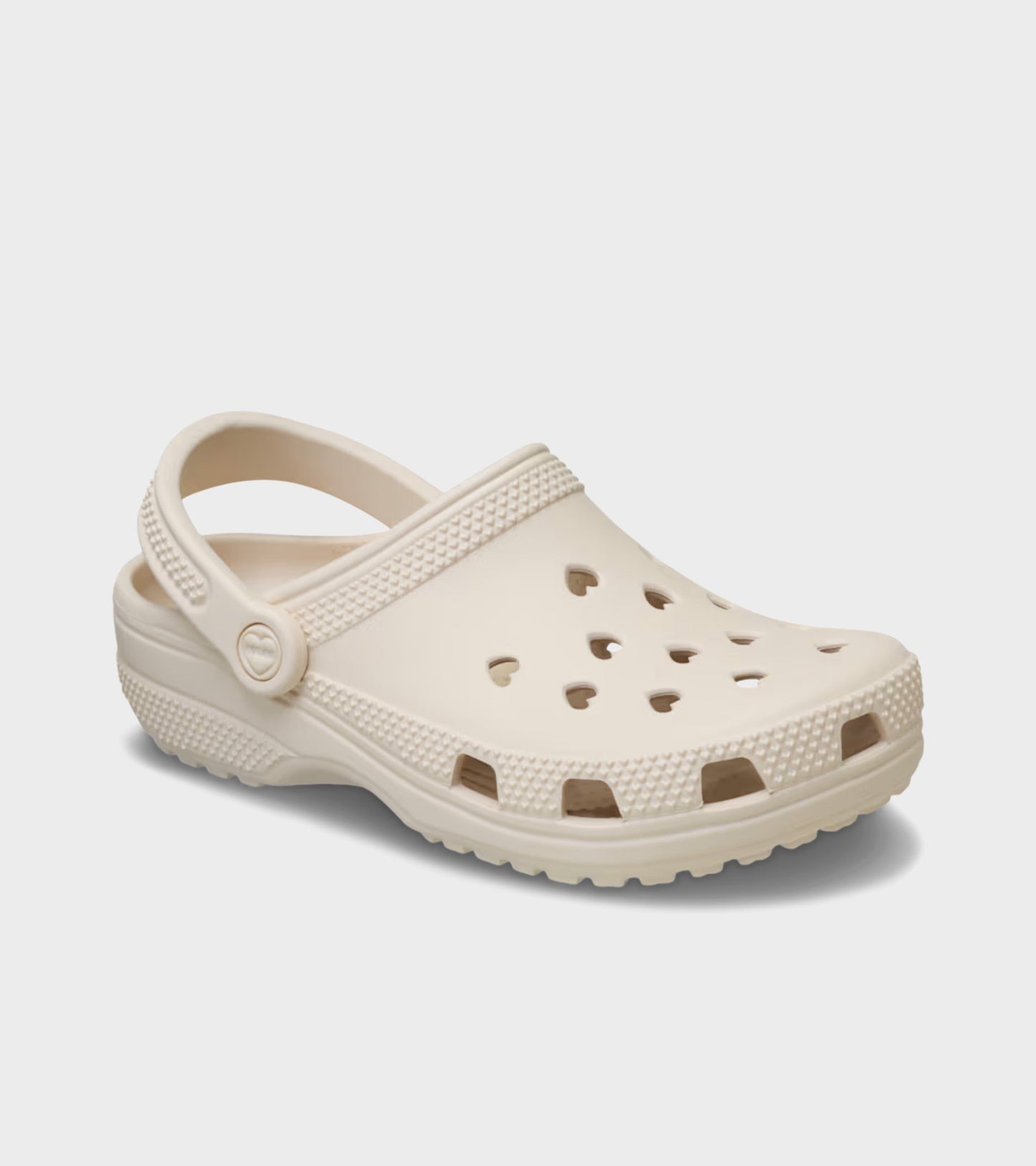 Classic Hearts Cut Out Clog Frappé