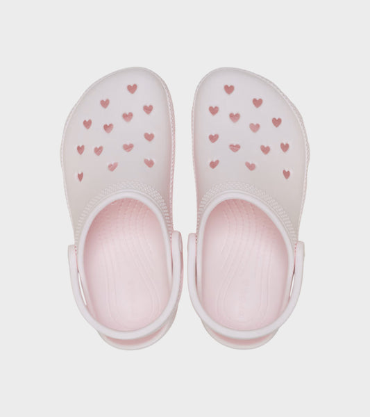 Classic Hearts Cut Out Clog Bubble Ice