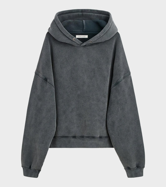 Hood Sweat Antracite Washed