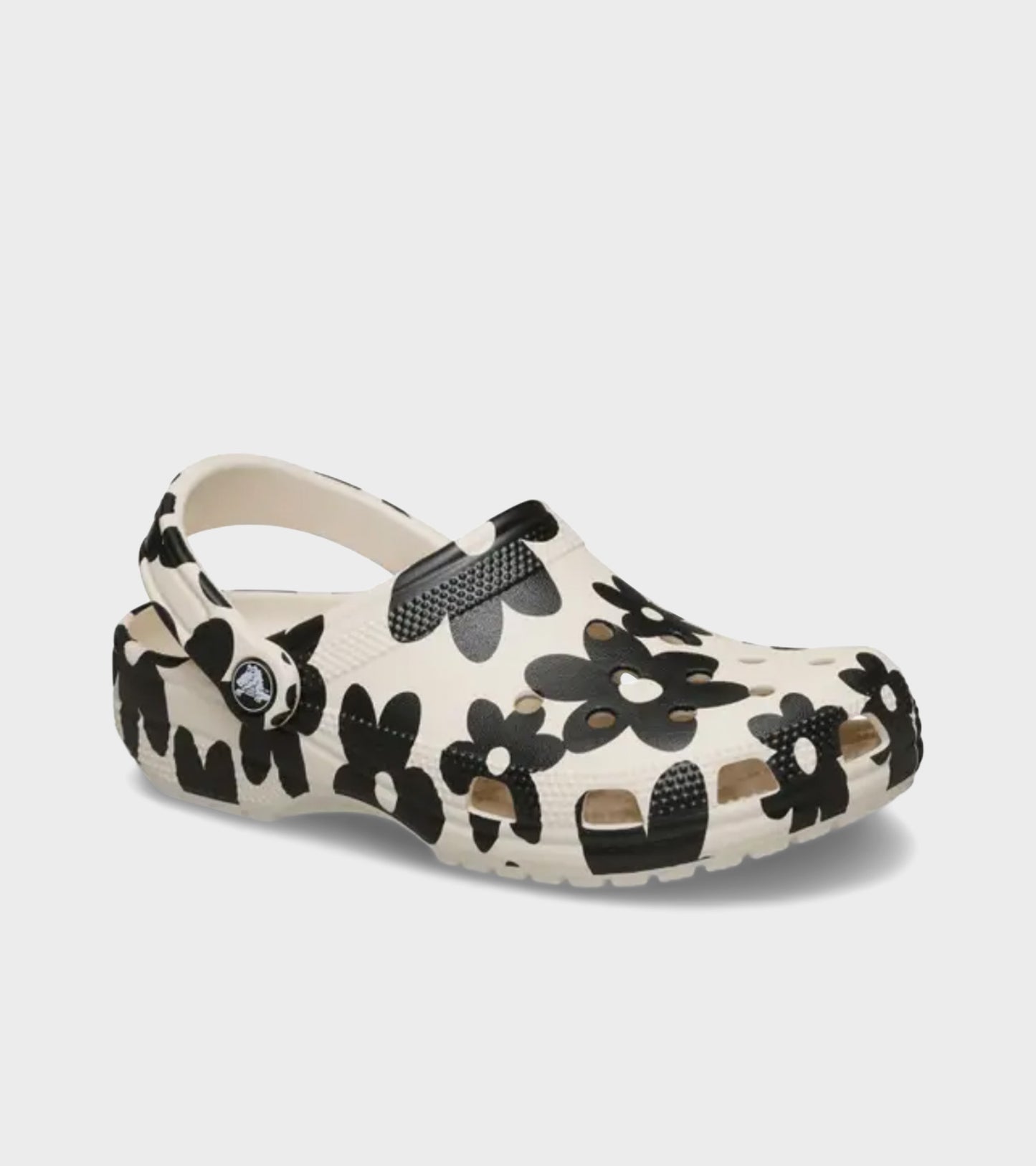 Classic Pop Petals Clog Off-white/Black