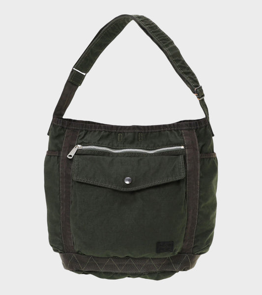 Crag Shoulder Bag L Olive