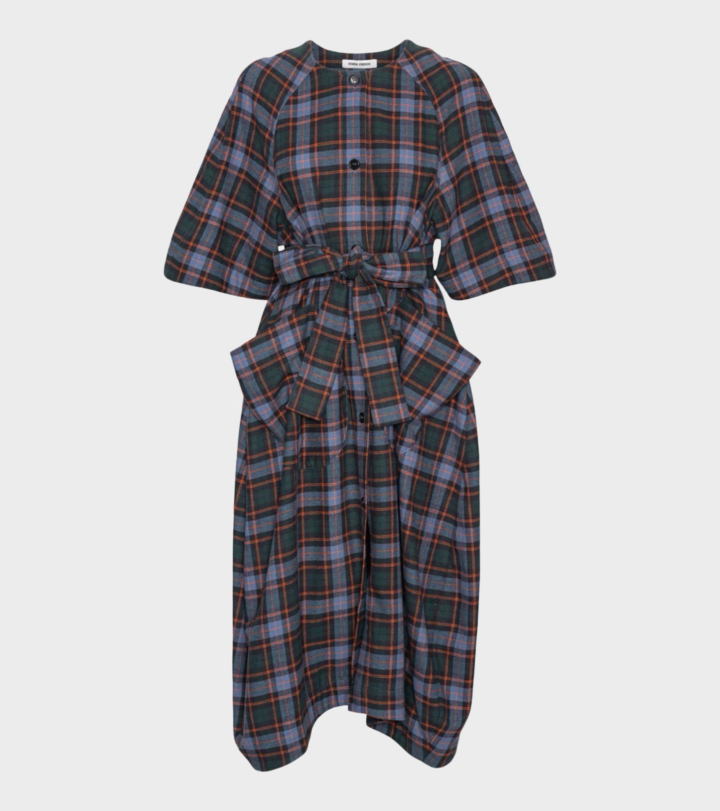 One Dress Blue Flannel Checks