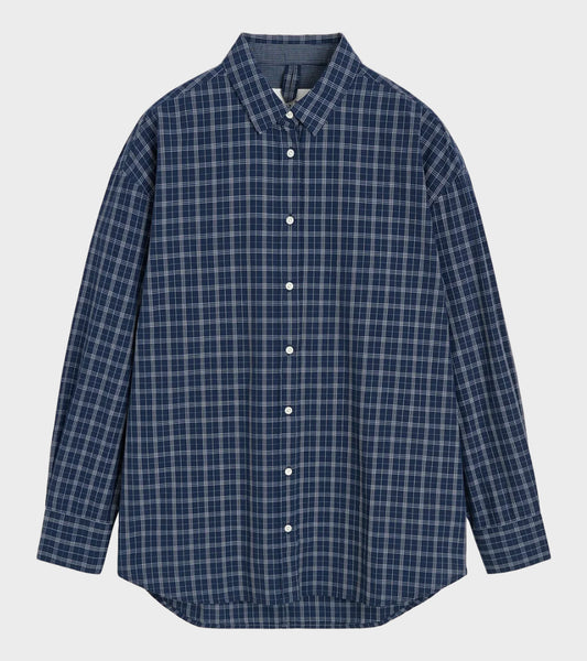 Shirt Check Mix Navy