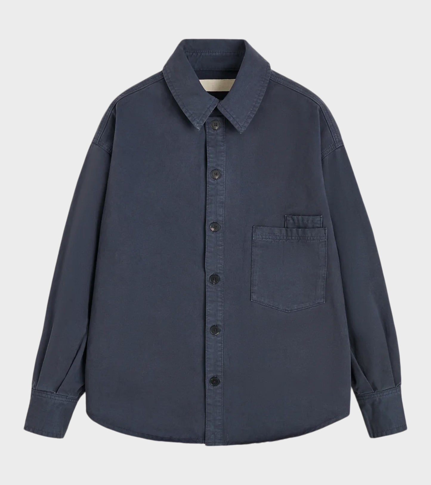 Casy Shirt Cotton Washed Slate