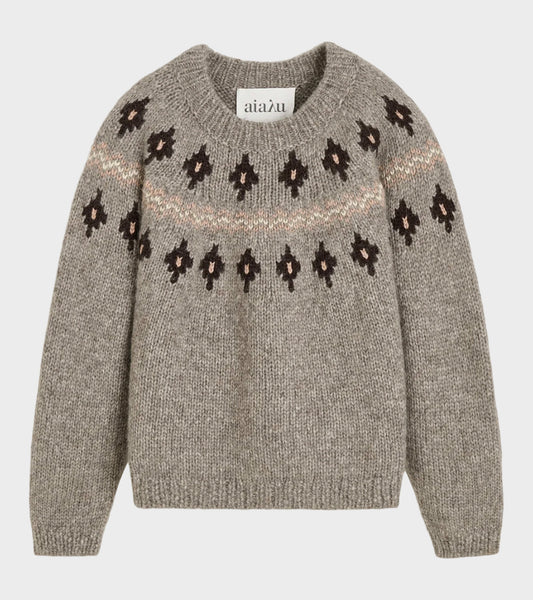Wyn Sweater Mix Pure Grey