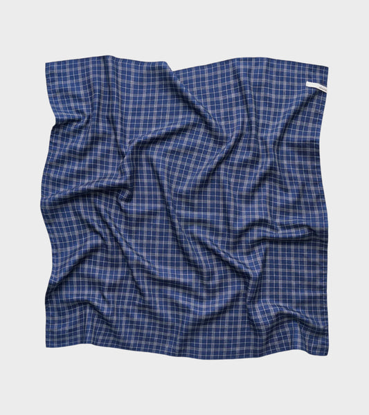 Colton Silk Scarf Mix Navy