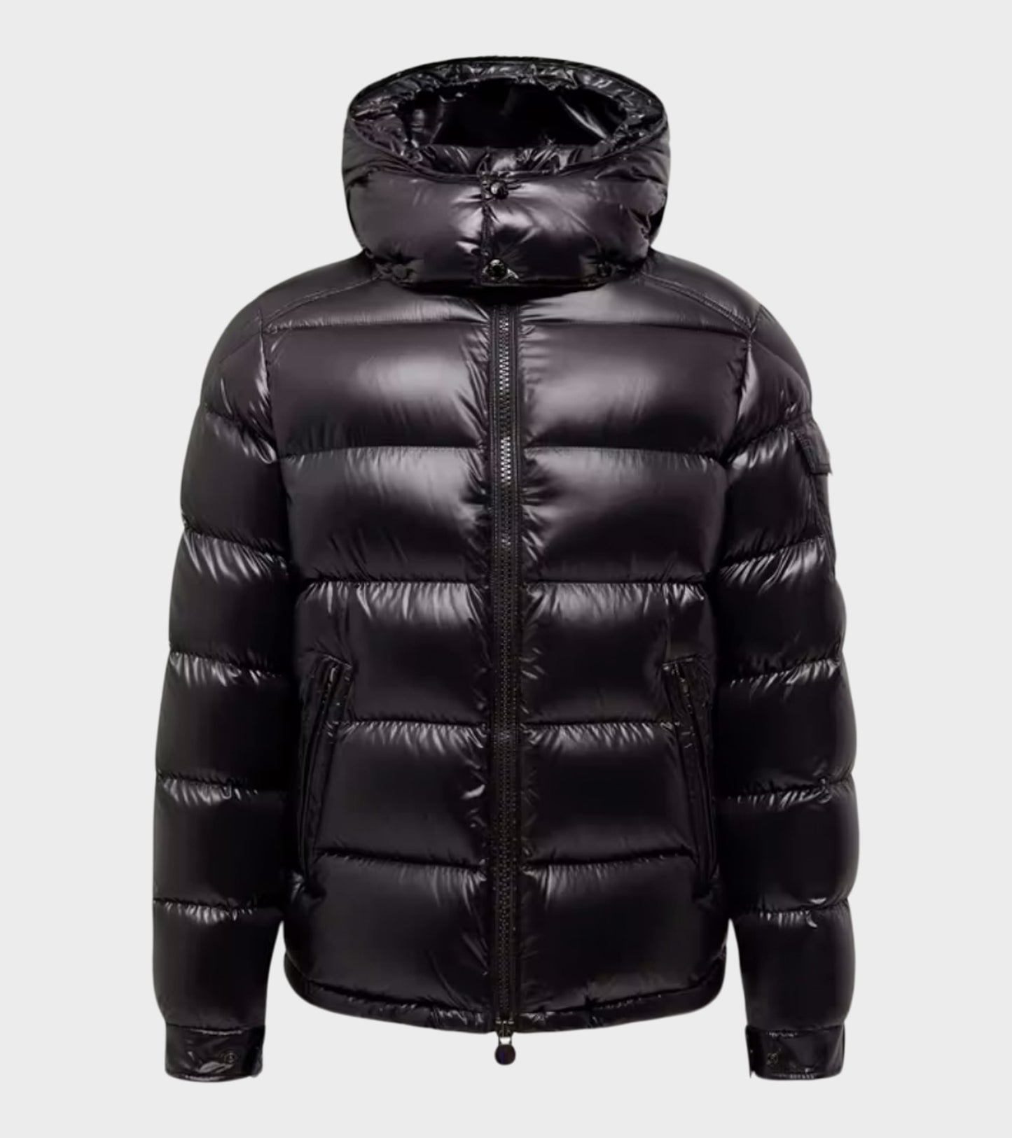 Maya Hooded Down Jacket Black