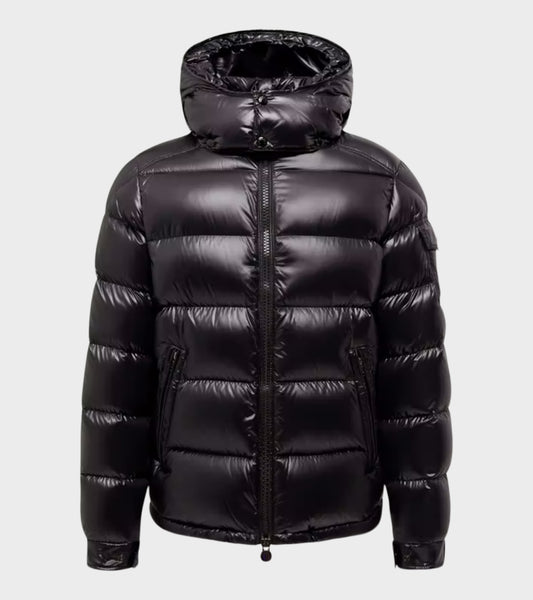 Maya Hooded Down Jacket Black