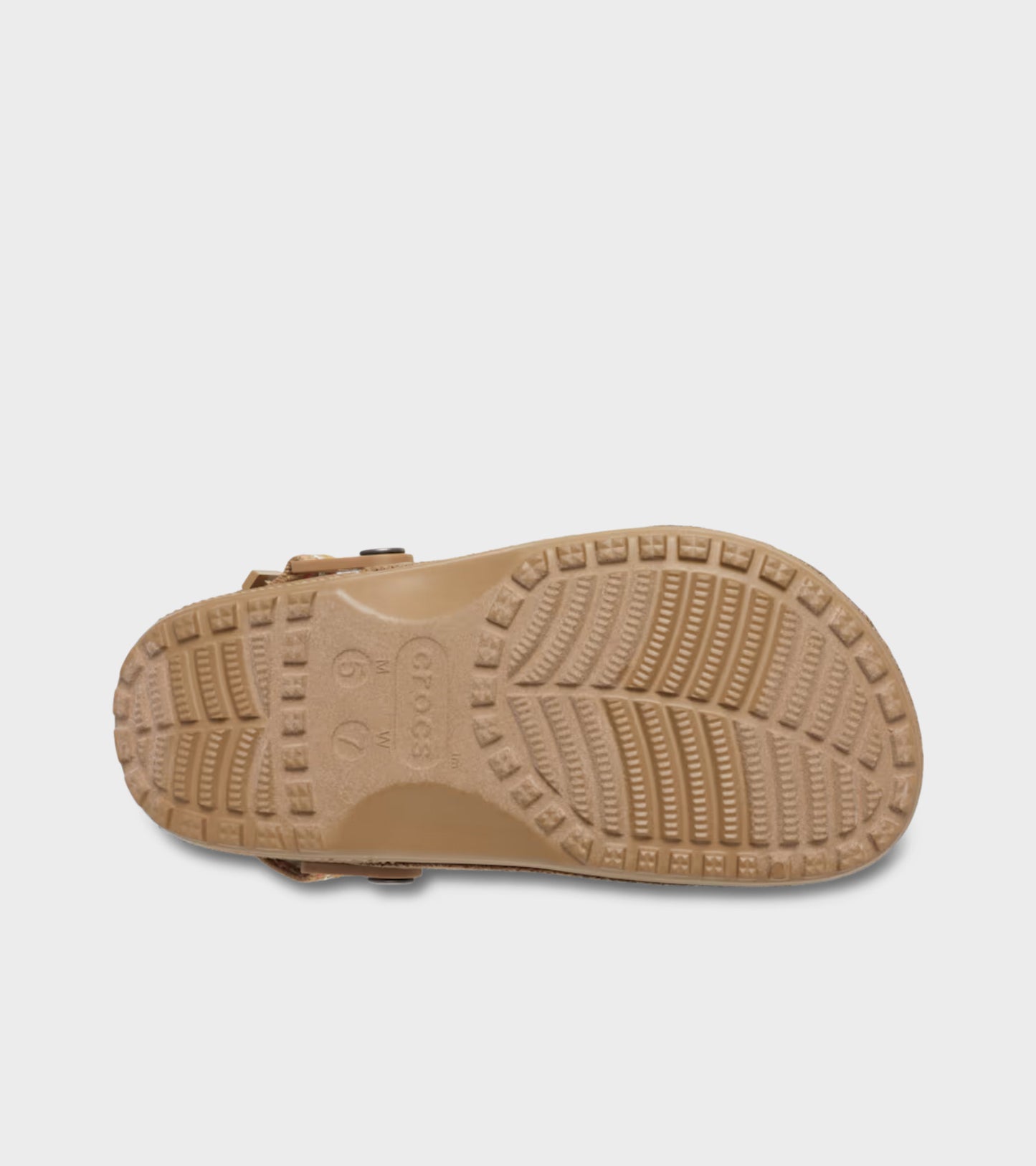 Crafted Vegan Suede Stitch Clog Sepia